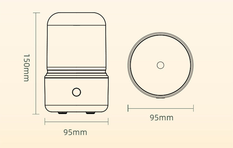 Candlelight Aroma Humidifier LED Night Light