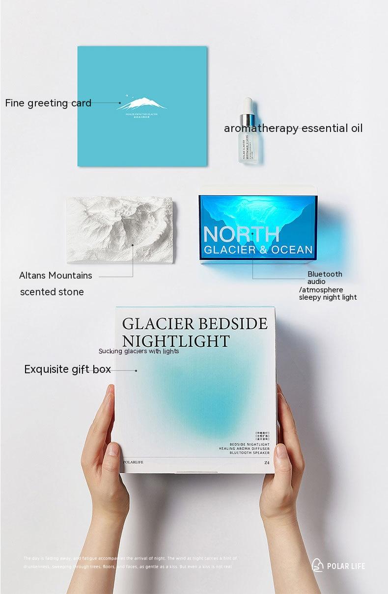Glacier Glow Night Light Bluetooth Speaker