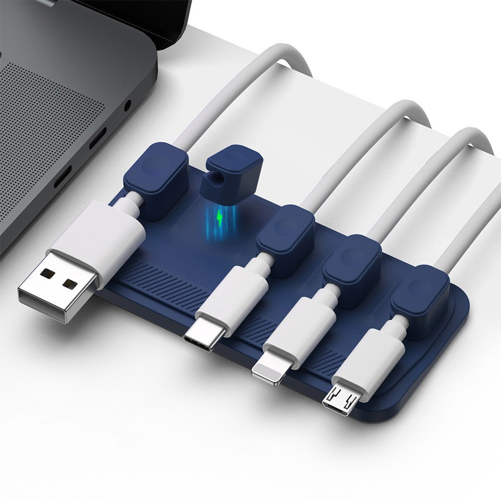 Magnetic Cable Organiser Desktop Cord Clip