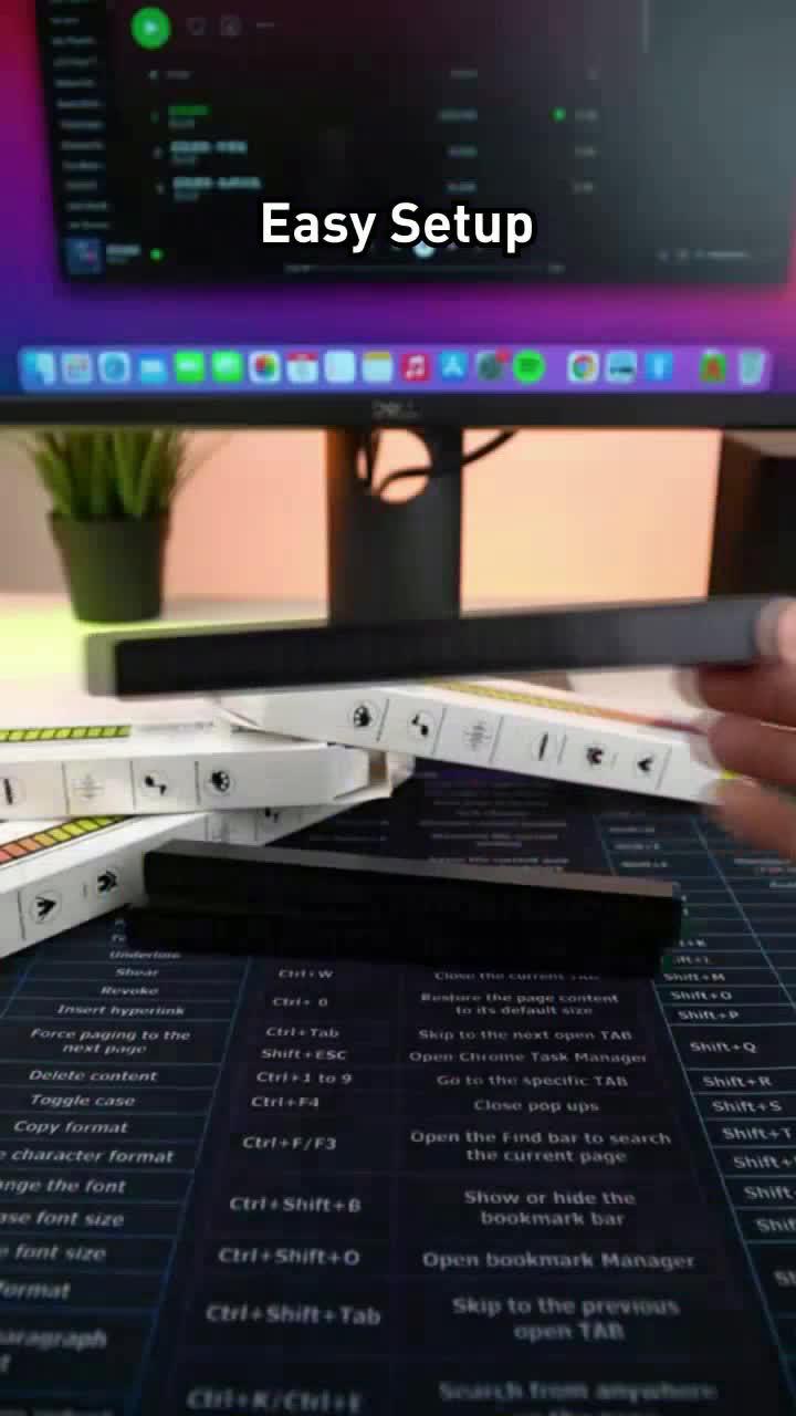 Sound Reactive Music Rhythm RGB Desktop Light